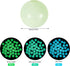 120 Pieces Quartz Pearl Balls Luminous Solar Stone Beads Grow in The Dark 6 mm Quartz Balls Beads UV Reactive Glowing Pearls for Jewelry Making De...