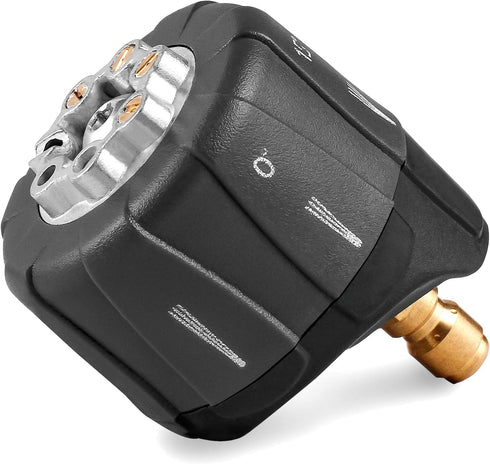 Pressure Washer Nozzle, 7-in-1 Quick Changeover Nozzle, Adjustable Pressure Washer Nozzle with 1/4 Inch Quick Connect, 3200 PSI Spray Nozzle...