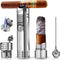 Cigar Lighter, Cigar Punch, Cigar Draw Enhancer, Cigar Holder,All-in-one Refillable Butane Torch Lighter. Cigar Accessories(Gas Not Included)...