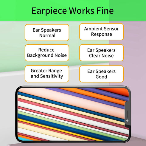 Earpiece Speaker Replacement for iPhone Xs MAX Repair for XSMAX Earspeaker Front Ear Piece with Ambient Light Sensor Fix Proximity Sensor Assembly...