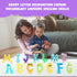 Alphabet Letters Learning Suction Toys: ABC Silicone Baby Bath Toys, Bathtub/Windows/Car/Travel Toys for Toddlers 1-3, Preschool Educational Monte...