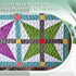 2 Pcs Wave Edge Waves Ruler Acrylic Quilt Rulers for Quilting 0.2'' Thick Quilting Templates for Machine Non Quilting Motion Quilting Template Rul...