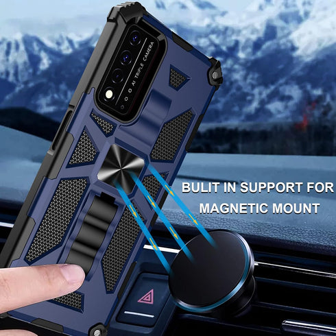 Ailiber Compatible with T-Mobile REVVL V Plus 5G Case, T-Mobile REVVL V+ 5G Case with Screen Protector, for Magnetic Car Mount, Kickstand Holder, ...