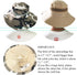 CAMOLAND Mens Fishing Hat Wide Large Brim Sun Hat with Outdoor UV Protection...