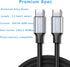 USB C Car Charger with 60W Braided USB C Cable 3ft, 2-pack?Mini 60W USB C Fast Charging Cigarette Lighter, Dual PD3.0 Compatible with iPhone 15, G...