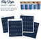 Spice Labels (Navy Blue) Preprinted Labels; White Spice Labels; Black Spice Labels; Blue Spice Labels; Spice Jar Labels; Stickers for Spice Jars...