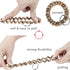 BIHRTC Pack of 6 Keychain Bracelet key Holder Wristlet Wrist Key Chain Spring Wristband Flexible Spiral Wrist Coil Spring Key Chain Stretchable Sp...