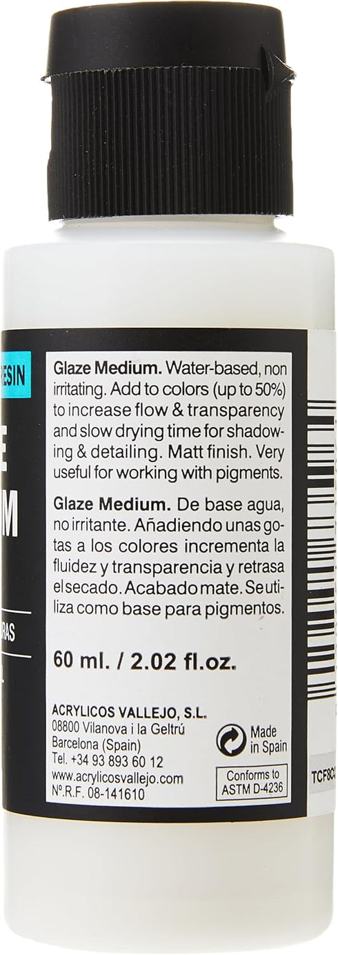 Vallejo Model Color 60 ml Medium Glaze Bottle...