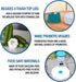 Sauer System Fermentation Airlocks – Lids, Grommets, Gaskets, Stoppers – for Regular Mouth Mason Jars – 4 Pack...