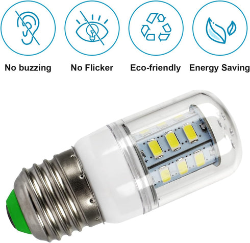 Refrigerator Light Bulb 5304511738 for Kenmore, Electrolux Freezer Light Bulb Replacement PS12364857 AP6278388 4584444 (110V-240V 3.5W)...