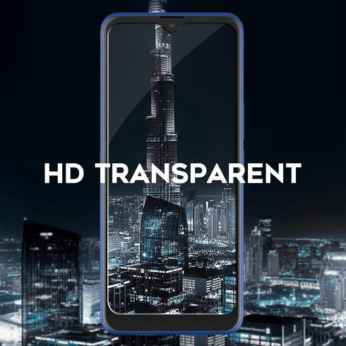 Orzero (3 Pack) Tempered Glass Screen Protector Compatible for Cricket Dream 5G, AT&T Radiant Max 5G (6.82 inch) Protector De Pantalla 2.5D Arc Ed...