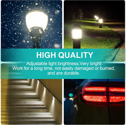 4W 12V T5 Light Bulbs for Landscape Light Bulbs/ Wedge Base Low Voltage Lights Bulbs/ Garden Light Bulbs/ Deck Light Bulbs/ Yard Light Bulbs/ Mali...