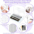 100 Pcs Ring Sizer Adjuster for Loose Rings with Ring Size Measuring Tool, Plug-in Invisible Ring Guards Silicone Tightener EVA Foam Ring Size Adj...