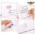 EooUooIP Desk Accessories Binding Set,Practical and Beautiful Pink Office Supplies Set,Stapler Hole Puncher Paper Clips and Ballpoint Pen for Offi...