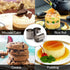 8 Pcs Round Cake Rings Mold, 2 inch Nonstick Mini Cake Ring Pastry Ring, Stainless Steel Tart Ring Mousse Dessert Rings for Baking...