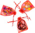 100Pcs Red Organza Gift Bags 3.5x4.5, Small Christmas Candy Bags with Drawstring for Baby Shower, Wedding, Party Favor Pouches...