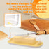 Butter Dish with Lid and Knife, Covered Butter Holder for Refrigerator, Kitchen Butter Tray Easy Scoop, Silicone Sealing Countertop Butter Keeper ...