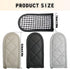 4 Pcs Hot Handle Covers, Cast Iron Skillet Handle Covers,Ultimate Heat-Resistant Cast Iron Handle Covers for Safe Cooking Non-Slip, Reusable, and ...