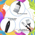 2 Pieces Silicone Painting Brush Color Shapers for Painting Color Shaper Tool Pointed Edged Solid Flat Flexible and Water Based Painting Tool for ...