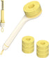 Vegetable Cleaner Brush Fruit Scrubber Brush Good Grip Long handle Food Cleaning Sponges Brush Multifunctional Kitchen Gadgets with Peeler Veggie ...