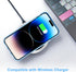 JJGoo Compatible with iPhone 14 Pro Case, Clear Soft Shockproof Protective Slim Thin Bumper Cover Transparent Phone Case, Translucent Blue...