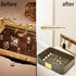 Leather Jewelry Tray Desktop Storage,Luxury Perfume Tray Nightstand Organizer Entryway Decorative Tray,for Jewelry Watch Cosmetics Keys Phone Wall...