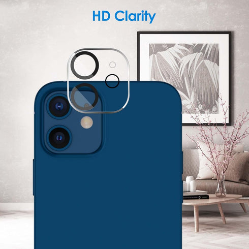 JETech Camera Lens Protector for iPhone 12 6.1-Inch, 9H Tempered Glass, HD Clear, Anti-Scratch, Case Friendly, Does Not Affect Night Shots, 3-Pack...