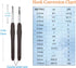 Mdoker Extra Long Crochet Hooks,Ergonomic Grip Soft Handles for Handmade DIY Crocheting,Crochet Hook Needles for Arthritic Hands,Size I/9(5.5MM).....