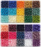 INSPIRELLE 1800 pieces 6mm Pearl Beads 30 Colors Plastic Spacers Beads for Jewelry Making and Crafting...