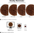 uxcell Faux Fur Round Rug,Fluffy Area Mat,Fluff Rugs for Bedroom Floor Sofa Living Room 3 x 3 Feet Brown...