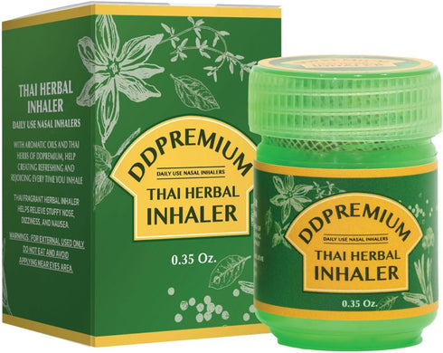 Herbal Inhaler with Menthol & Essential Oil - Natural Thai Inhaler for Enhanced Breathing, Promotes Clearer Nasal Passages - Compound Herb Formula...