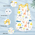MOEMOE BABY Sleeping Sack with Feet 0.5 Tog Toddler Wearable Blanket Muslin Cotton Swaddle Blanket...