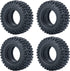 RC-Hub 4PCS 1.0" Crawler Tires Micro Rubber Tires for 1/24 Axial SCX24 90081 AXI00001 AXI00002 AXI00005 AXI00006 RC Crawler Car (50mm)...