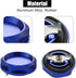 X AUTOHAUX Blue Aluminum Alloy Car Gas Engine Oil Filler Cap Plug Cover Replacement for Mitsubishi Outlander Lancer Montero Tredia Galant...
