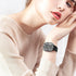 2 in 1 Bling Waterproof Case for Apple watch Series 8 7 45mm, 360 Protective PC Cover Front & Back Bumper with Tempered Glass Screen Protector, Cr...
