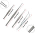 4Pcs 304 Stainless Steel Tweezers?6" 7" 8" 10" Tweezers with Precision Serrated Tips, Non-slip Multitool Tweezer for Jewelry Hobby Crafts Cooking ...