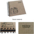 Enyuwlcm Linen Hardcover Small Scrapbook with Black Pages 4 x 6 Handmade Photo Album DIY Album Book Suitable for School Kids Boy 40 Pages Coffee...