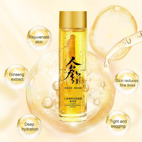 Ginseng Extract Liquid,Ginseng Extract Anti-Wrinkle Original Serum Oil,Korean Red Ginseng Polypeptide Anti Aging Essence,Ginseng Moisturizer,Reduc...