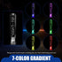 1 PC Car Personalized Gear Shift Head, LED Illuminated Crystal Bubble Shift Knob Wave Stick Head, 7.87" Cool Shift Head, Replacement Modification ...