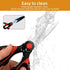 Kitchen Shears Set of 2, Heavy Duty Kitchen Scissors Seafood Scissors, Stainless Steel Sharp Food Cooking Scissors for Meat, Bones, Fish, Poultry,...