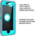 for iPhone SE 2022/2020 Case,Built-in Screen Protector,Shockproof 3-Layer Full Body Protection Rugged Heavy Duty High Impact Hard Cover Case for i...
