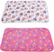 Pet Blanket for Cat & Dog Sleep Mat Bed Cover Soft Warm Blanket for Hamster Puppy and Other Animals (Small, Pink+White)...