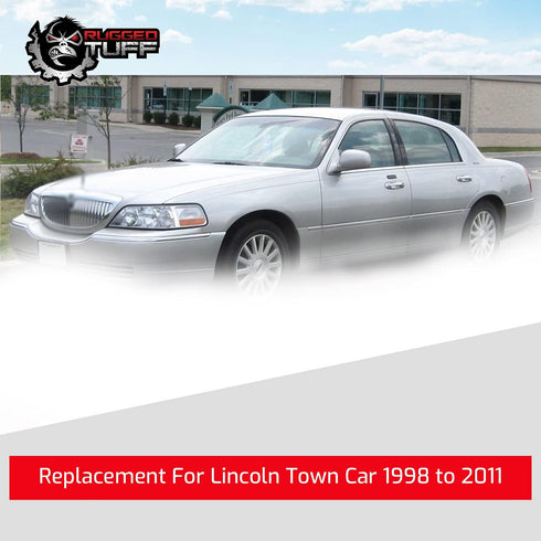 exactafit 8128L Driver Side Mirror Glass Replacement Repair Compatible With 1998-2011 Lincoln Town Car...