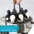 Peleg Design Egguins 3-in-1 Cook, Store and Serve Egg Holder, Penguin-Shaped Boiled Egg Cooker for Making Soft or Hard Boiled Eggs, Eggies, Holds ...