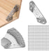 20pcs Corner Bracket, Stainless Steel Furniture Corner Connectors with 120 Iron Screws Furniture Triangle Support Frame Corner Fastener Brace Angl...