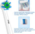 AOBAMA AOBAMA Replacement Toothbrush Heads Compatible with Oral B Braun- Pack of 8 Electric Toothbrush Heads for Oral b-Toothbrush Head Refills fo...