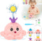4 Modes Octopus Bath Toys, Rechargeable Baby Bath Toys, Light Up Bath Toys Sprinkler Bathtub Toys for Toddlers Infant Kids, Automatic Spray Water ...