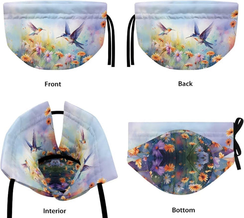Floral Hummingbird Tea Pot Cosy Cotton Tea Cozy for Teapot Cover Insulated Tea Pots Keep Warm Both Replacement Kettle Cover Dust Cover Breakfast W...
