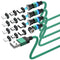 Magnetic Charging Cable 4-Pack 3 in 1 Nylon Braided USB Phone Charger 360 Rotating Compatible with Micro USB Type C iProduct and Most Devices (6.6...