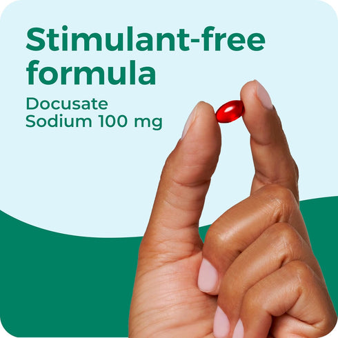 Dulcolax Stool Softener Laxative Liquid Gel Capsules, Gentle Constipation Relief for Hard, Dry Stools, Docusate Sodium 100 mg, 50 Count...